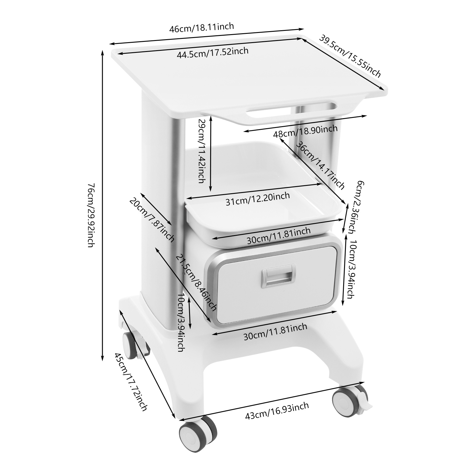 Chariot de laboratoire mobile, - Medical Lab Work avis et prix