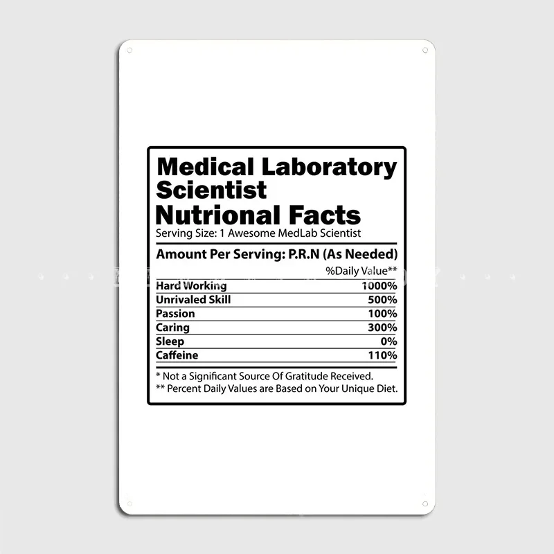Panneau mural métallique perso - Medical Lab Posters avis et prix