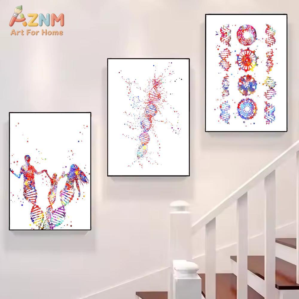 AZNM Impression sur toile ADN  - Medical Lab Posters avis et prix